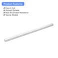 thumbnail image 4 of Unique Bargains Square Aluminum Flat Bar, 6 Pack 1/2' Thickness 1/2' Width 12' Length, 4 of 5