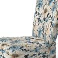 thumbnail image 4 of Designart "Beachy Blue Hydrangea Calm III" Blue Floral Upholstered Accent Chair - Cottage Arm Chair For Bedroom, 4 of 7