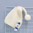 thumbnail image 4 of Children Christmas Hat Cartoon Pattern Knitted Santa Hat Christmas Knitted Hat for Winter, 4 of 4