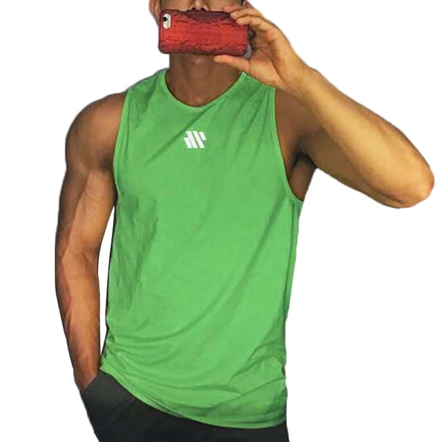 Honganda Male Tank Tops, Quick-Dry Running Vest, Fitness Training Undershirt