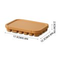 thumbnail image 3 of Ice Cube Tray,Silicone Ice Cube Trays for Freezer,22 Cavity Ice Trays for Freezer,Ice Tray with Spill-Resistant Removable Lid,Stackable Flexible Silicone Stackable Ice Tray for Cocktail,Whiskey, 3 of 6
