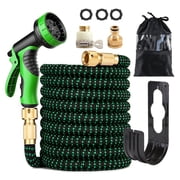 Mistaha Garden Hose 50 Ft Water Hose with 10 Function Spray Nozzle, Expandable Garden Hose