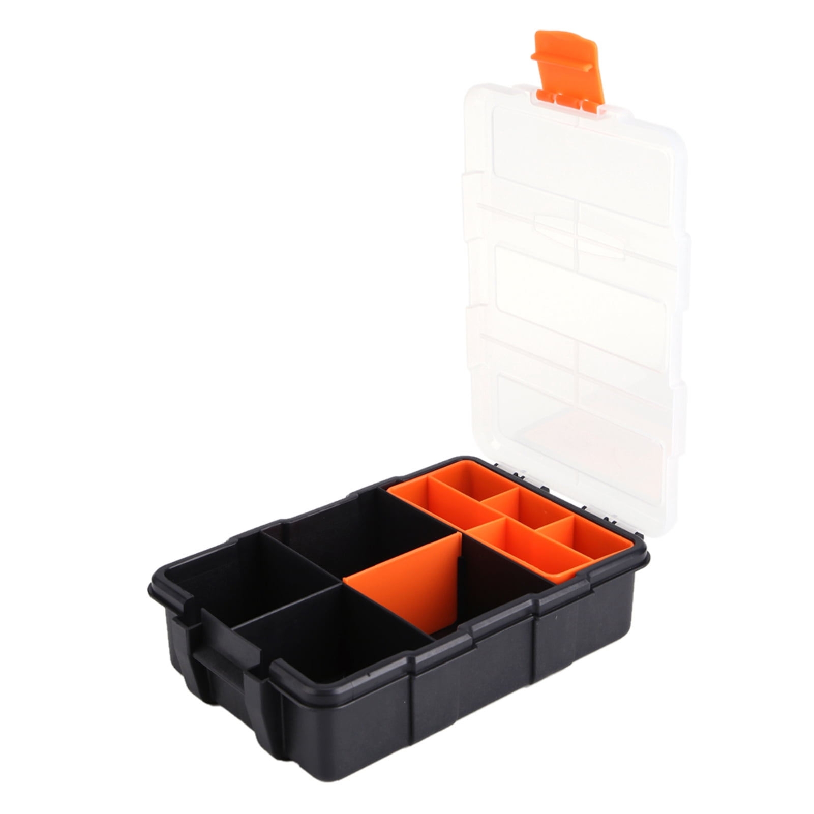 Double Side Tool Box Organizer, Hardware Storage Box with Fine Workmanship Water Proof Wear for Components Storage Case Professional Maintenance and Tool Classification