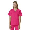 thumbnail image 1 of core by maevn women's v-neck solid scrub top, 1 of 1