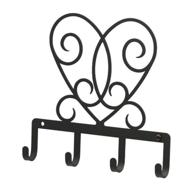Village Wrought Iron KH-110 Victorian Heart Key Holder
