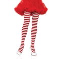 thumbnail image 1 of Collants Rayés Blancs / Rouges Grande Taille, 1 of 5