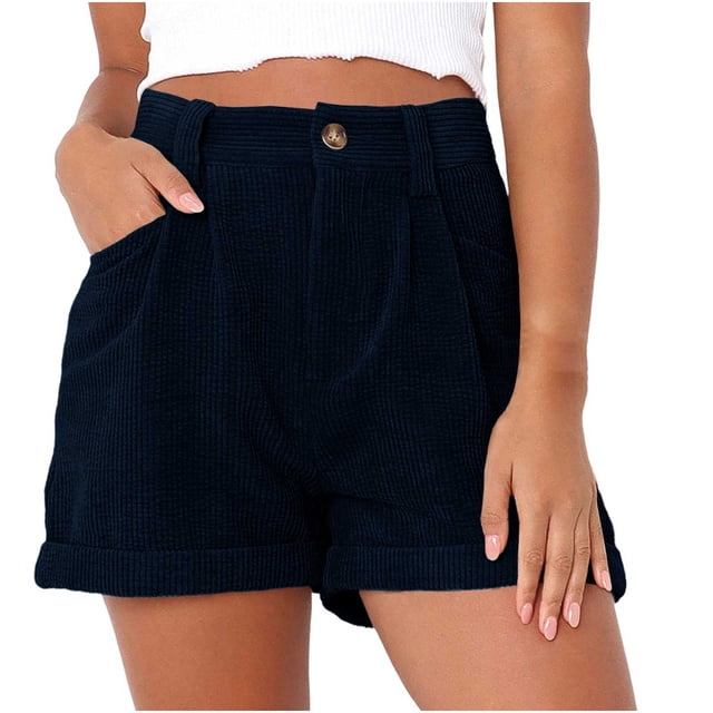Birdeem Women Solid Pocket Shorts Casual Wear Work Out Shorts Pants