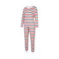thumbnail image 2 of Honganda Mode Rayé Manches Longues Hauts et Pantalons Pyjamas Parent-Enfant, 2 of 9