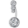 thumbnail image 1 of TIMIFIS Dangle Belly Button Rings Belly Button Ring Updated S Urgical Steel Belly Button Rings With Properly ummer, 1 of 1