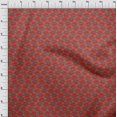 thumbnail image 4 of oneOone Rayon Red Fabric Floral Sewing Material Print Fabric By The Yard 56 Inch Wide, 4 of 5