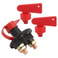 thumbnail image 1 of Cars Power Off Switches, DC 12V-24V Car Battery Disconnect Switch 500A  Currents Plastic Metal  For Vehicle, 1 of 8