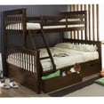 thumbnail image 2 of Mission Twin over Full Bunk Bed with Drawers, 2 of 3