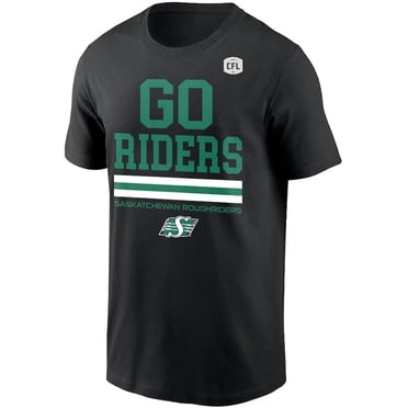 CFL Saskatchewan Roughriders Go Riders Black X-Large T-Shirt