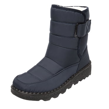 XZNGL Bottes pour Femmes Hiver Bottes d'Hiver pour Femmes Nouvelles Chaussures en Coton Neige Imperméables à Tige Haute Antidérapantes Bottes pour Femmes