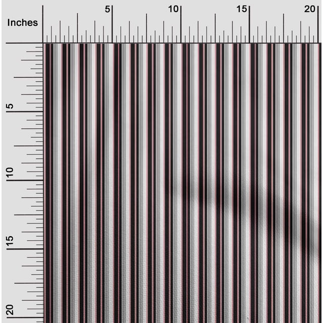 oneOone Viscose Jersey White Fabric Stripes Craft Projects Decor Fabric Printed By The Yard 60 Inch Wide-ZQ