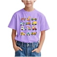 thumbnail image 1 of WRKEKC T-Shirts d'Été pour Garçons, T-Shirts Décontractés pour Garçons, T-Shirts Polyvalents Décontractés à Manches Courtes pour Enfants avec Motif Imprimé et Col Rond, 1 of 6