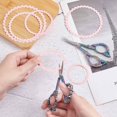 thumbnail image 4 of HLONK 2Inch Stainless Steel Scissors Silver Sewing Embroidery Scissors Small Precision Detail Scissors Vintage Shears Sharp Cutter for Fabric Paper Cutting Craft Art Work DIY Tool DIY, 4 of 9