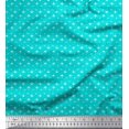thumbnail image 1 of Soimoi Moss Georgette Fabric Diamond & Swallow Bird Small Printed Fabric 1 Yard 42 Inch Wide, 1 of 3