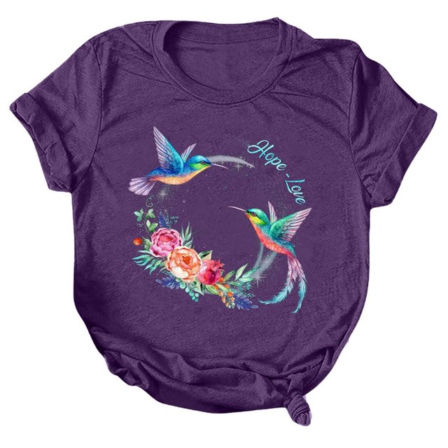 T-Shirt à Manches Courtes à Manches Courtes pour Femme