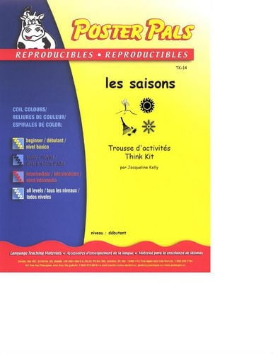 Activités reproductibles en français pour la classe de FLS sur les saisons