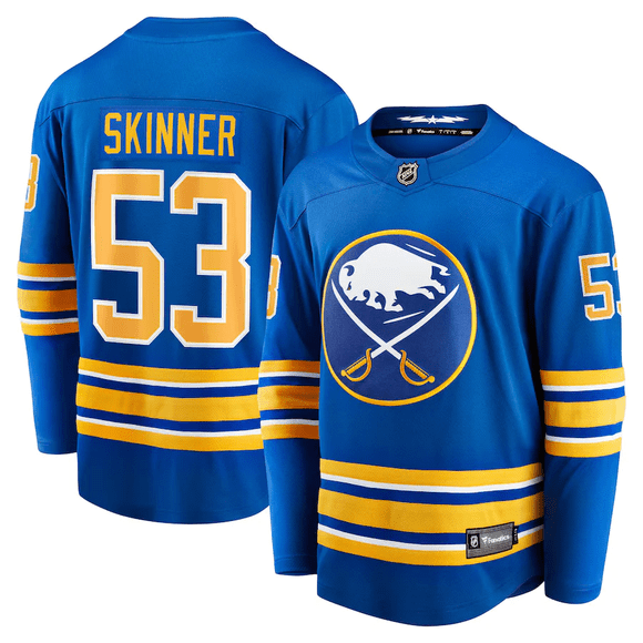 Jeff Skinner Buffalo Sabres NHL Fanatics Breakaway Home Jersey, Medium