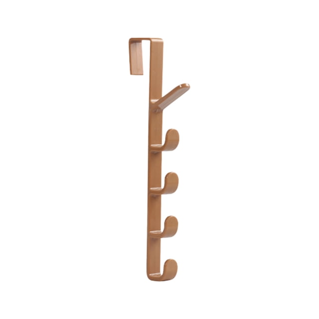 Over-the-Door Hook for Hanging Clothes, Seamless Design with Non-Slip Jaw, Fits Standard Interior Doors Without Tools