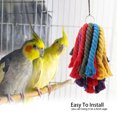 thumbnail image 3 of Pet Parrot Bite Chewing Toy Cotton Rope Bird Cage Hanging Toys, 3 of 11