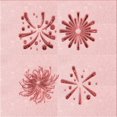 thumbnail image 1 of Ahgly Tapis d'Intérieur Lavable en Machine Carré Transitionnel Rose Clair, 8 Pieds Carré, 1 of 7