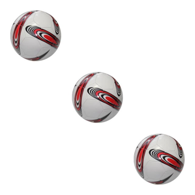 Maytalsory Wide Application Soccer Ball For Training And Sports Football Game Blast-proof 2 White 3Set