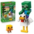 thumbnail image 1 of LEGO Minecraft Le Poulet chevauché, Jouet de construction décoratif 21582, 1 of 9