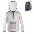 thumbnail image 4 of Amdohai Extérieur Ultraléger en Maille à Capuche Bug Jacket Anti-Moustiques Transparent Chemise de Protection en Maille Bouclier Anti-Insectes pour Camping Randonnée Pêche Jardini, 4 of 8