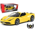 thumbnail image 1 of VOLTZ TOYS Licensed Ferrari 458 Speciale RC Car 1:14 Scale Remote Control Car with LED Lights, 2.4GHz, Toy Car for Kids & Adults - Yellow, 1 of 6