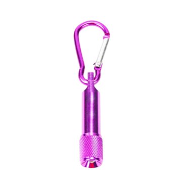 Y-059 Violet Alliage d'Aluminium Lumière Forte Mini Lampe de Poche Extérieur Camping Randonnée Porte-Clés Lumière Portable Outil d'Urgence #99Qt9