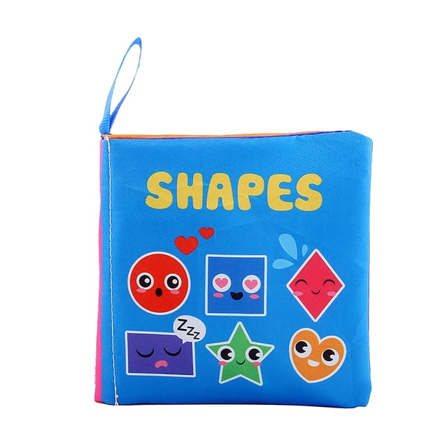 Soft Baby Cloth Book Infant Educational Black & White Traffic Animal Fruit Numbers Cognize Cloth Book Toy