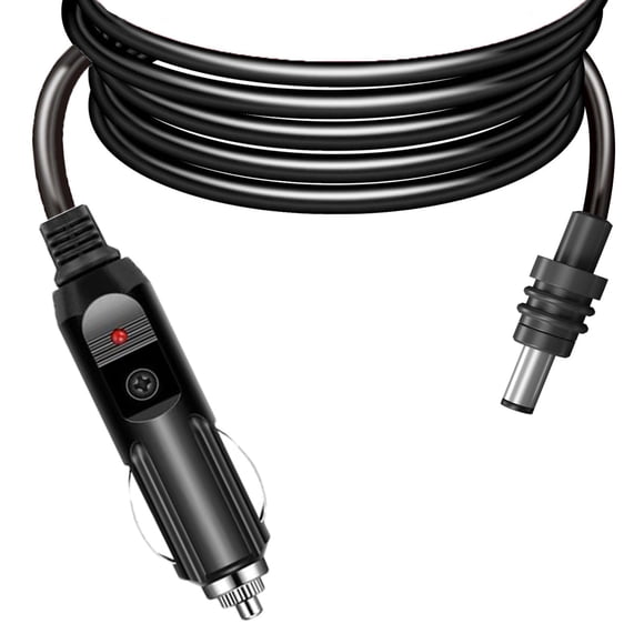 mistyhony 16AWG DC5521 to Cigarette Lighter Cable DC Power Cord Compatible with Starlink Mini 20FT Black