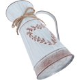 thumbnail image 2 of Rustic Metal Flower Bucket Farmhouse Flower Vases French Buckets Decorative Milk Can, 2 of 4