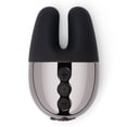 thumbnail image 3 of Le Wand Chrome Double Vibe Rechargeable Silicone Mini Vibrator White-Gold, 3 of 12