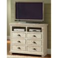 thumbnail image 2 of Progressive Furniture Willow 6 Wood Drawer Media Chest in Distressed White, 2 of 6