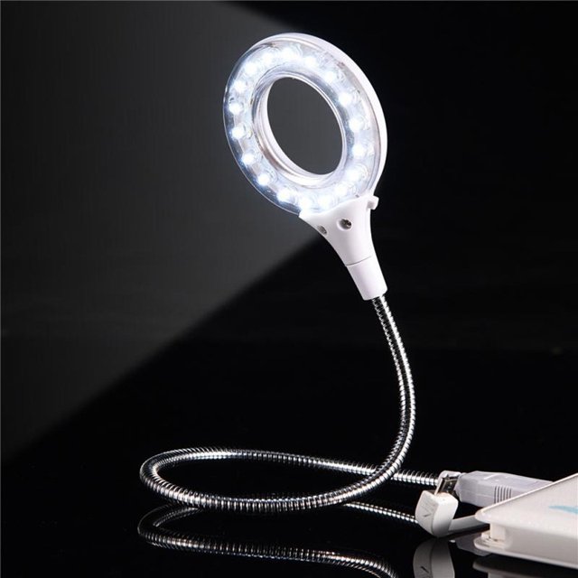 SMihono Lumière LED USB Portable Universelle Haute Luminosité 18 Pcs Noir Blanc