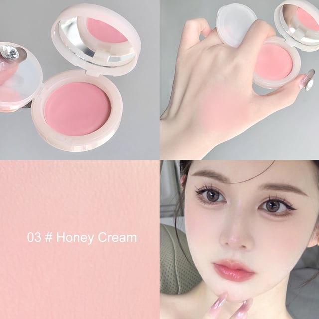TopLLC Gege Bear Sweet Colorful Cushion Powder Blusher Matte Fine Natural Mashed Potato 5g P owderblusher