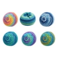 thumbnail image 1 of HACKY SACK Cloth Bean Bags 6 Hand Woven Beanbags Adult Size Juggling Balls For Beginners, 1 of 9