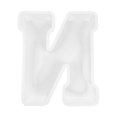 thumbnail image 2 of Fridja Alphabet Cake Baking Mould English Letter Silicone Mold 3D Alphabet Letter, 2 of 2
