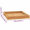 thumbnail image 4 of vidaXL Serving Tray 50x50 cm Solid Teak Wood, 4 of 5