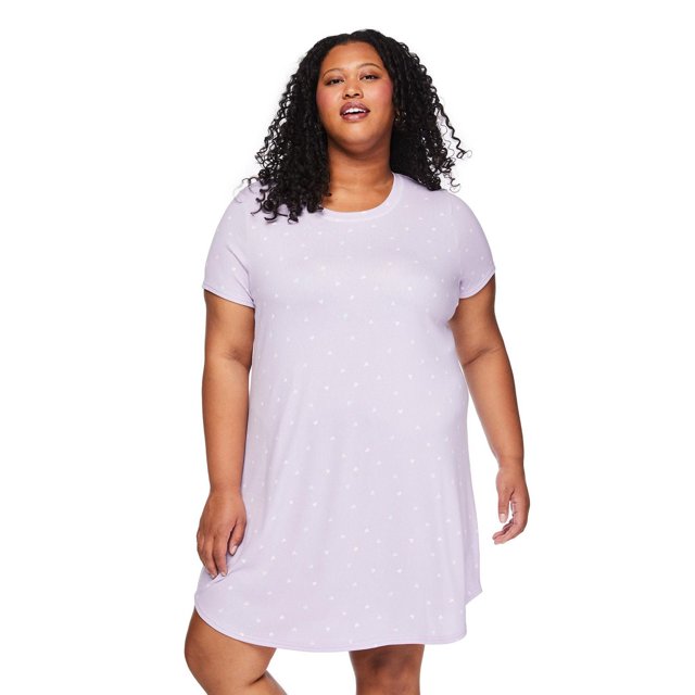 Chemise de nuit imprimée George Pluspour femmes