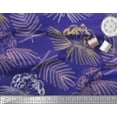 thumbnail image 3 of Soimoi Satin Silk Fabric Leaves & Floral Flower Decor Fabric Printed Yard 42 Inch Wide, 3 of 3