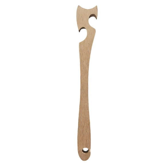 Wooden Anti-Burn Oven Rack Puller Stick Heat Safe Extender for Air Fryer & Bakeware Trays