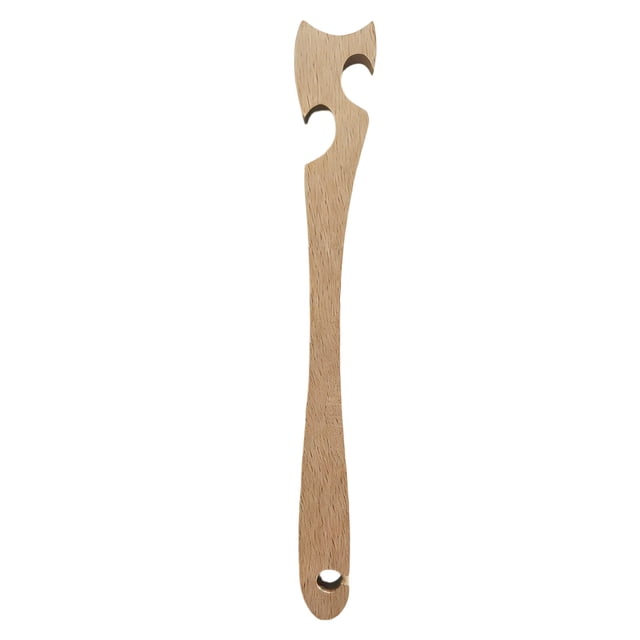 Wooden Anti-Burn Oven Rack Puller Stick Heat Safe Extender for Air Fryer & Bakeware Trays