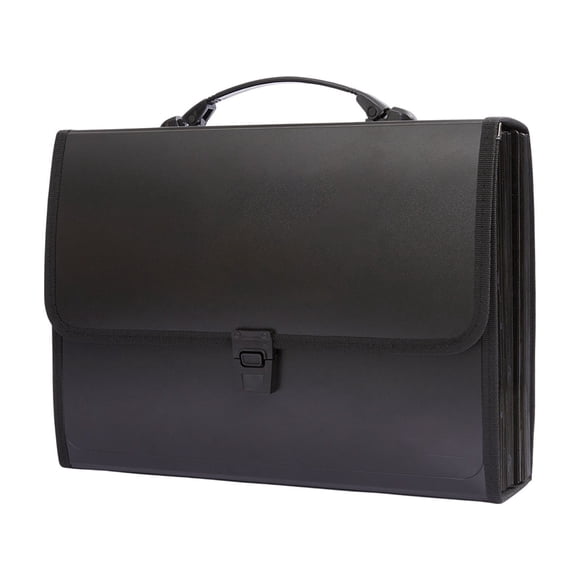 Classeur Accordéon à 26 Pochettes pour Documents, Organisateur en Plastique Durable avec Fermeture à Pression