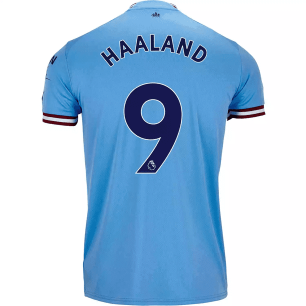 Official Puma Men's Erling Haaland #9 Manchester City Home Jersey