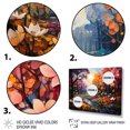 thumbnail image 3 of Designart Neo-Expressionism framed wall Art, Primal Forest in Colorful Neoexpressionism , Neo-Expressionism Large framed wall art decor, Multi-Color Traditional Gold framed wall art, Gold Frame, 3 of 5